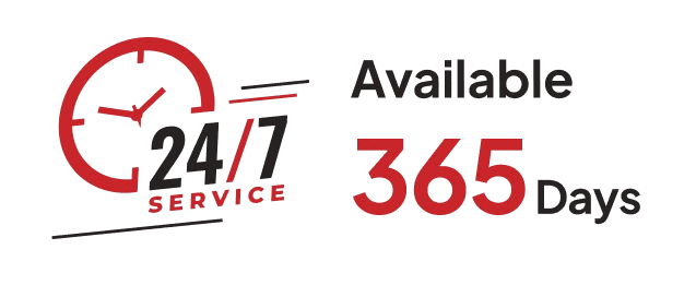 24/7 service